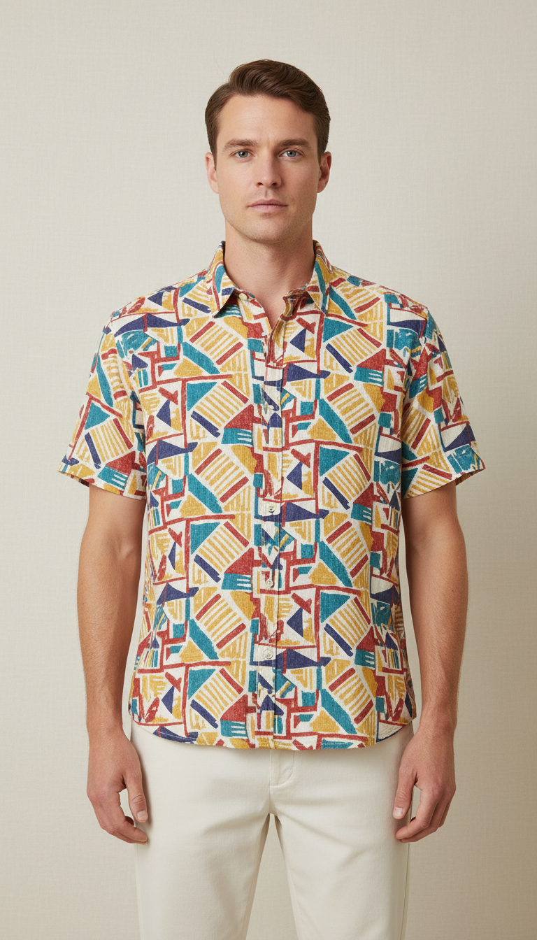 Bold Print Everyday Shirt