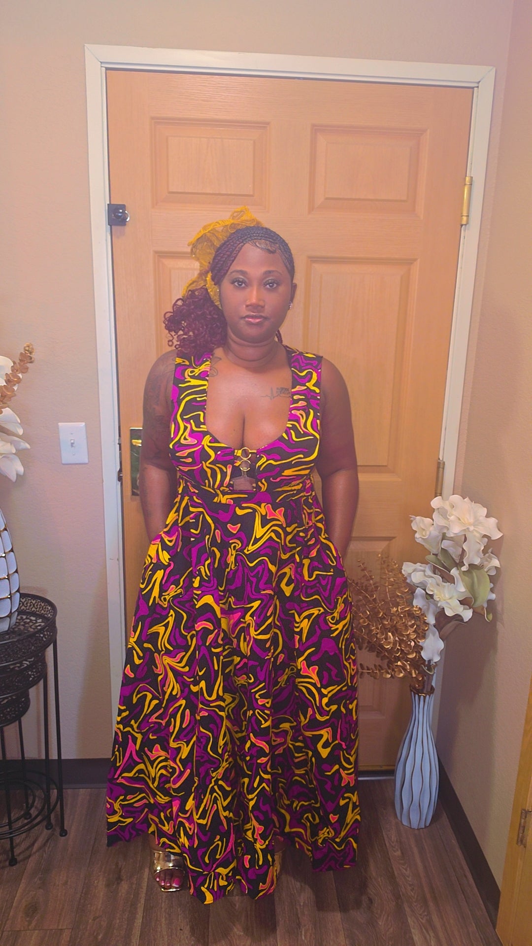 African print Maxx dresses