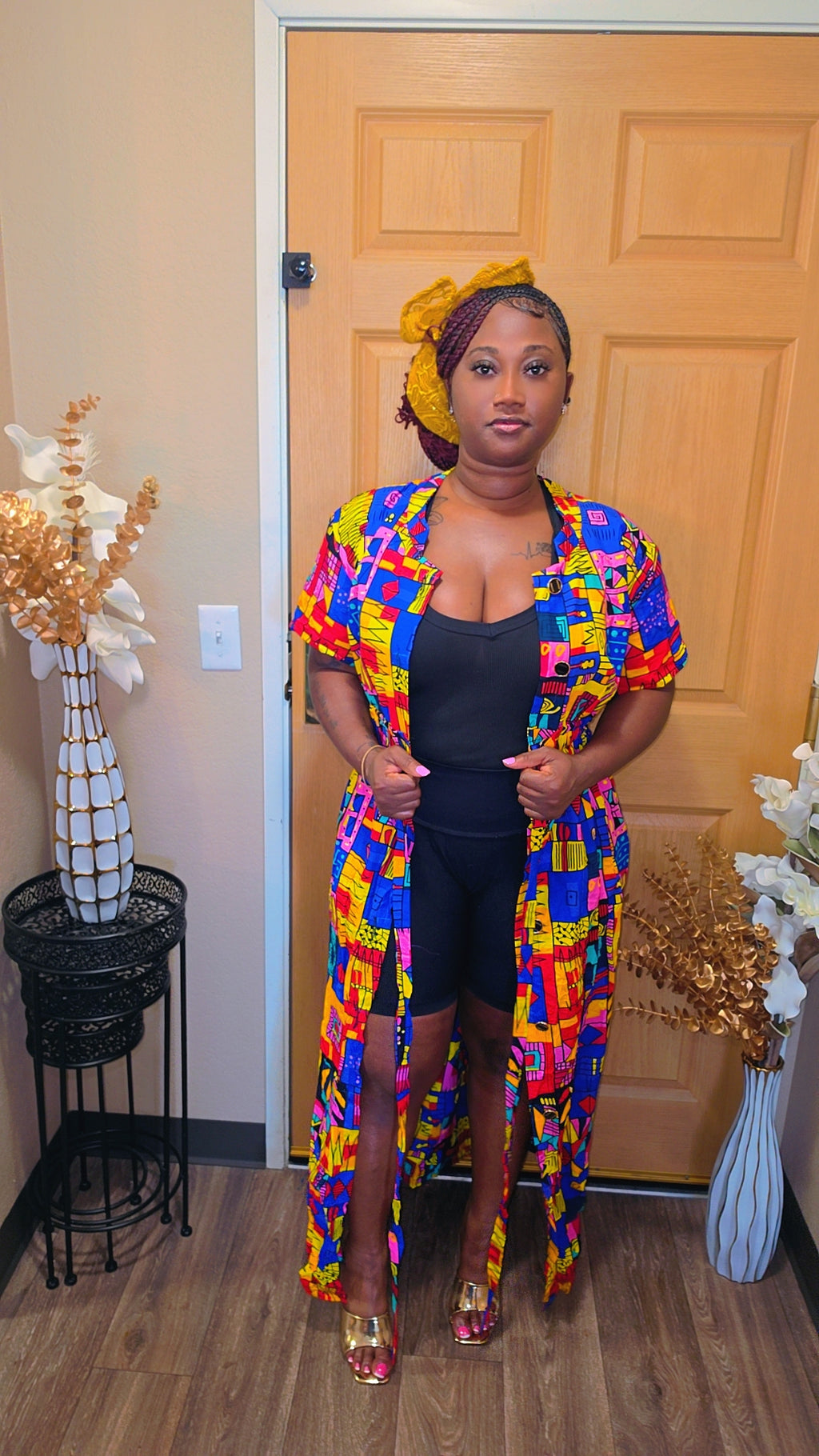 African print Maxx dresses